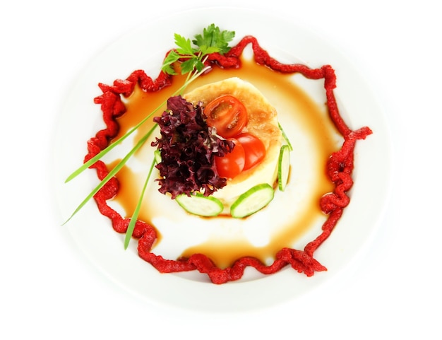 Tanier s chutným jedlom